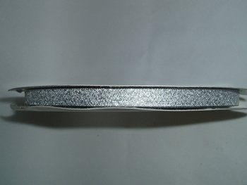 lint goud-zilverkleur 6mm op rol 24mtr